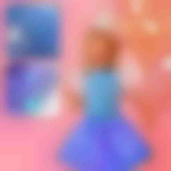 Saia brilhante com LED PRINCESS