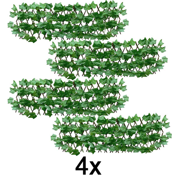 4x Cerca decorativa e prática para terraço ou jardim | GREENFENCE