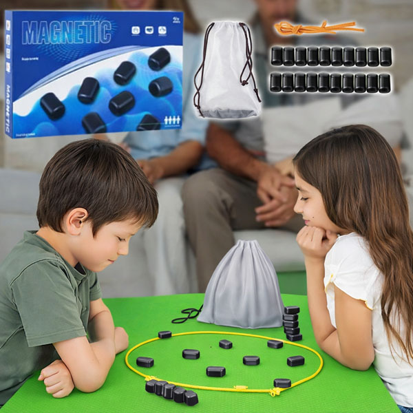Jogo de tabuleiro de estratégia magnético | MAGTACTIC