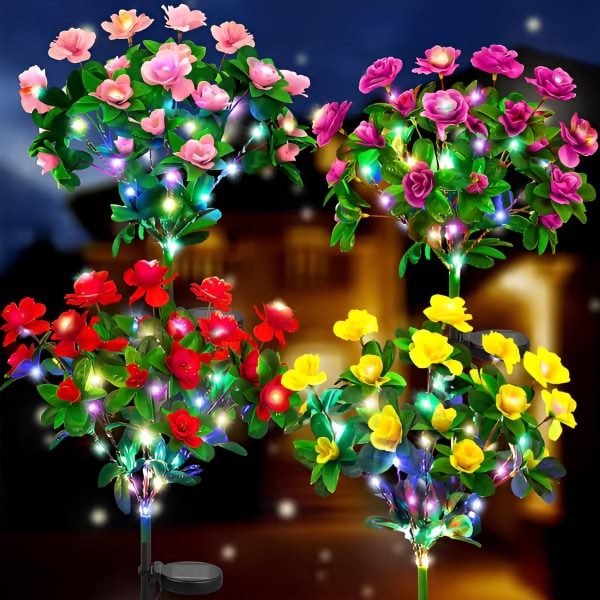 Luzes solares em forma de flores | ROSILUME